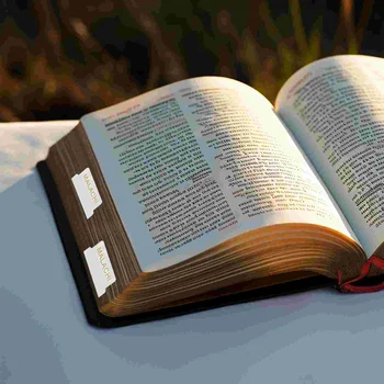10 Листов вкладок для изучения Библии Декоративные вкладки для изучения Библии Вкладки для изучения Библии Маленькие вкладки для книг из Библии Маленькие этикетки для Библии 2