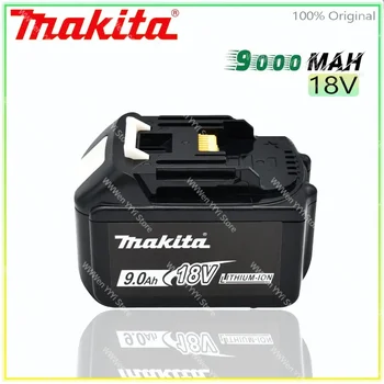 100% Сменный Аккумулятор Makita 9.0Ah 18V Для BL1830 BL1830B BL1840 BL1840B BL1850 BL1850B аккумуляторная батарея со светодиодным индикатором 1