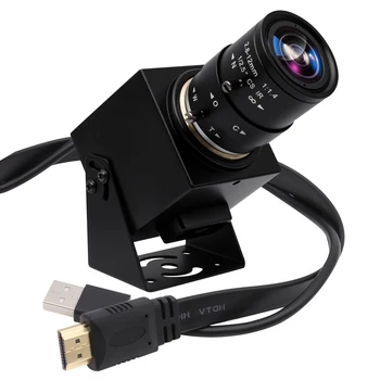 ELP 4K HDMI USB Камера IMX415 Зум-объектив H.265 H.264 MJPEG 30 кадров в секунду 3840*2160 Мини Промышленная Веб-камера Для Raspberry Pi Jetson Nano 1