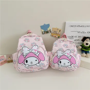 Sanlio Kuromi Hello Kitty, Детский рюкзак с Рисунком из Мультфильма 