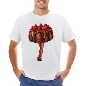 Горячие пирожные - Шоколадная пачка, футболка с животным принтом для мальчиков, одежда в стиле каваи, футболки для мужчин 1