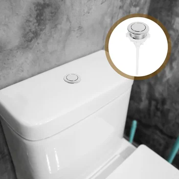 Кнопка смыва унитаза Универсальный бачок для туалетной воды Круглая кнопка Одиночная кнопка унитаза 1