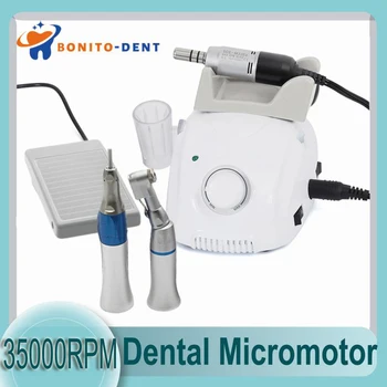 Лаборатория стоматологического оборудования, микромотор Marathon, портативная машина для полировки зубов с высокоскоростным наконечником 35000 об/мин 1