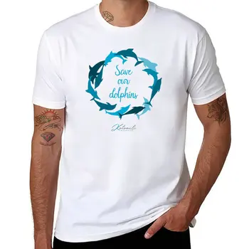 Новая футболка Save our dolphins Mauritius, винтажная одежда, летняя одежда, футболки больших размеров, мужские футболки большого и высокого роста 1