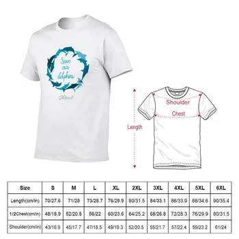 Новая футболка Save our dolphins Mauritius, винтажная одежда, летняя одежда, футболки больших размеров, мужские футболки большого и высокого роста 2