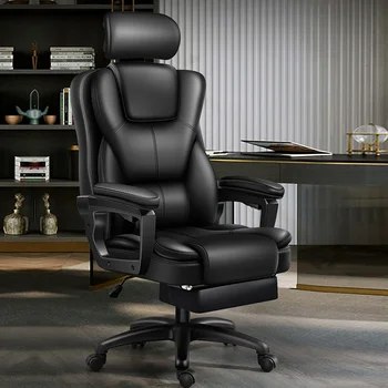 Офисные стулья с кожаной подушкой, напольное кресло для гостиной, кресло для игр, обеденные офисные стулья, компьютерные шезлонги, Римская мебель 1