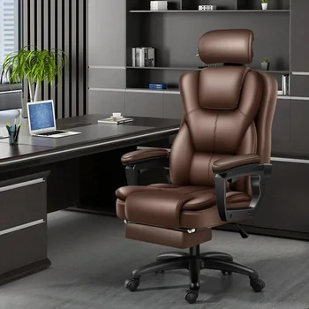 Офисные стулья с кожаной подушкой, напольное кресло для гостиной, кресло для игр, обеденные офисные стулья, компьютерные шезлонги, Римская мебель 2