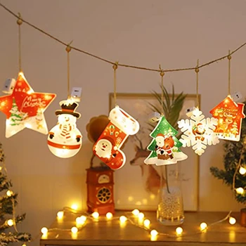 Рождественский фонарь со светодиодными беспламенными свечами Vintage Gold Candle Lantern-работает от аккумулятора 2