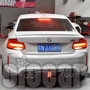 Светодиодный Карбоновый Задний Диффузор Kohlenstoff Style LED для BMW F87 M2 M2C 1