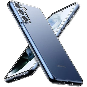 Ультратонкий Силиконовый Защитный Чехол Для Телефона Samsung Galaxy S24 S23 S22 S21 S20 Fe Ultra S10 S9 S8 Plus С Мягкой Прозрачной крышкой 1