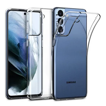 Ультратонкий Силиконовый Защитный Чехол Для Телефона Samsung Galaxy S24 S23 S22 S21 S20 Fe Ultra S10 S9 S8 Plus С Мягкой Прозрачной крышкой 2