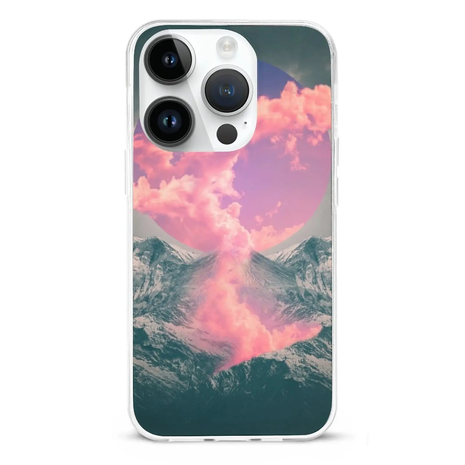 Разорванный Чехол Soul Fiber Skin Case Для Iphone 11 12 13 14 Pro Max Mini Xr 7 8 Plus Чехлы Покрывают Вулкан Облака Горы Извергаются Изображение 2