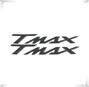 1 Пара мотоциклетных 3D наклеек 3D Mark T Max, наклейки из углеродного волокна, эпоксидная смола для Yamaha TMAX 500 530 T Max, T-Max 500 530 2