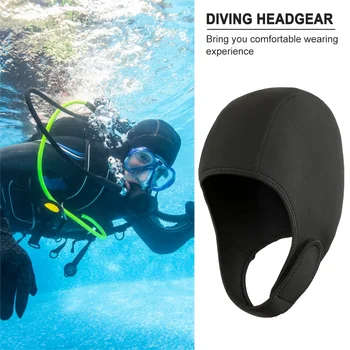 2 мм дайвинг капот, неопреновые термальный гидрокостюм капюшон кепка серфинг шапочка для плавания на каяках подводного плавания парусных каноэ 1