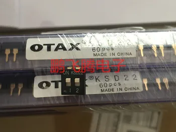 2 шт./лот; импортный японский кодовый переключатель OTAX KSD22 с 2-битным ключом; кодирование с плоским циферблатом; прямая вилка 2,54 мм 2P 2