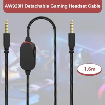 3,5 мм игровая гарнитура, замена кабеля в нейлоновой оплетке для AW720H AW920H AW310H 2