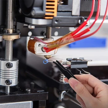 3D-принтер 0 4 мм MK8 Иглы Для Очистки Сопла Антистатический Набор Плоскогубцев Инструмент 1