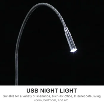 4 Шт. Гибкая USB клавиатура со светодиодной подсветкой, Аксессуары для ноутбука, Пластиковая Портативная Ночная лампа 2