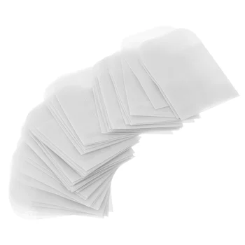 50шт Бумажных пакетов Ушные шпильки Упаковочные пакеты Бумажный мешочек для хранения ювелирных изделий для сережек 1