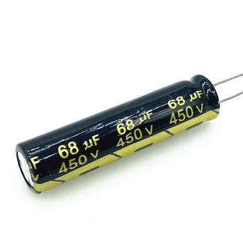 6 шт./лот 68 МКФ 450 В 68 МКФ алюминиевый электролитический конденсатор размер 13*50 20% 1