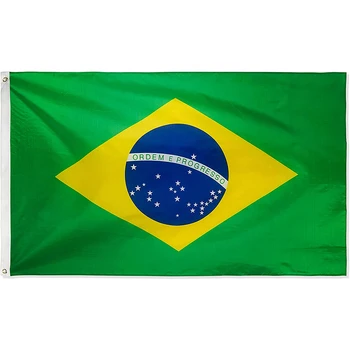90x150cm Национальный Флаг Бразилии Висит Полиэстер Бразилия Бразильский Баннер Флаг для Празднования 2