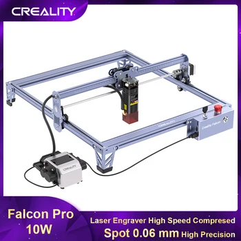 Creality Falcon Pro 10 Вт Лазерный Гравер Высокоскоростной Сжатый Точечный 0,06 мм Высокоточный DIY Гравировальный Станок 10000 мм/мин 1