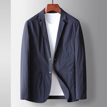 E1030-Мужской повседневный весенне-осенний костюм, мужское свободное пальто 1