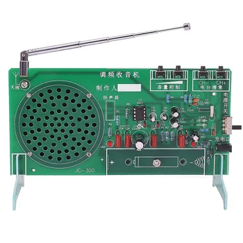 FM-радио DIY Kit RDA5807 FM-радиоприемник с частотной модуляцией 87 МГц-108 МГц TDA2822 Усилитель мощности 1