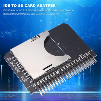 IDE SD Адаптер SD В 2.5 IDE 44-Контактный Адаптер Для 44-Контактных Разъемов SDHC/SDXC/MMC Конвертер Карт Памяти Для Портативных ПК 1