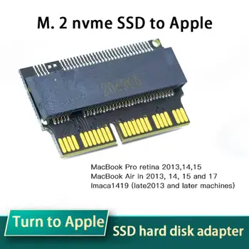 M.2 NVME SSD адаптер PCIE3.0 Карта преобразования твердотельного накопителя для MacBook Air Pro в 2013-2017 годах Аксессуары для компьютерного оборудования 1