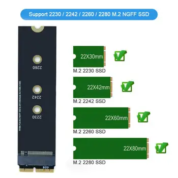 M.2 NVME SSD адаптер PCIE3.0 Карта преобразования твердотельного накопителя для MacBook Air Pro в 2013-2017 годах Аксессуары для компьютерного оборудования 2