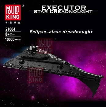 MOLD KING 21004 Строительные Блоки Star Destroyer Eclipse-Class Dreadnought модель Сборки Кирпичей Детские Игрушки DIY Подарки на День Рождения 2
