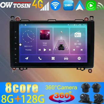 Owtosin 8G + 128G Android 11 Автомобильный DVD GPS Радио Для Mercedes Benz W169 W245 B200 Vito W639 W447 Viano Sprinter DSP CarPlay Audio 1