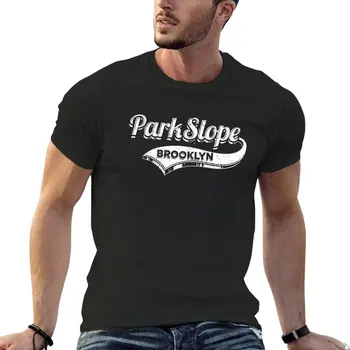 Park Slope, Бруклин Типографская футболка с спортивным дизайном, футболка для мальчика, мужская одежда, Эстетическая одежда, мужская футболка с рисунком 1