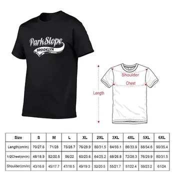 Park Slope, Бруклин Типографская футболка с спортивным дизайном, футболка для мальчика, мужская одежда, Эстетическая одежда, мужская футболка с рисунком 2