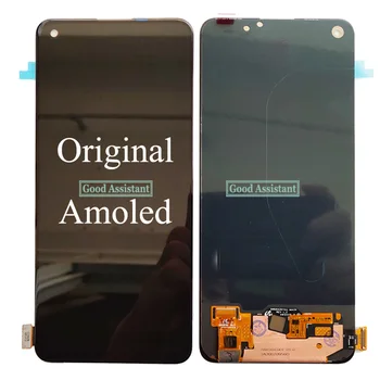 Super Amoled/TFT 6,4 дюймов Черный Для Oppo Realme Q2 Pro 5G RMX2173 ЖК-дисплей С Сенсорным Экраном, Дигитайзер В Сборе, Замена 2