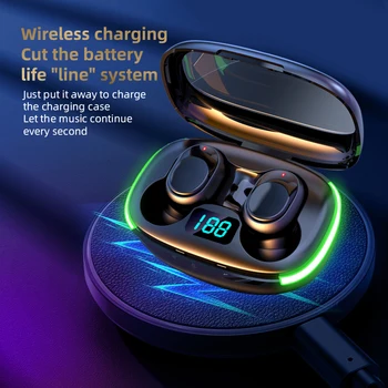Y70 TWS True Wireless Headphone Bluetooth-наушники-вкладыши, гарнитура громкой связи, спортивные наушники с зарядным устройством для смартфона 1