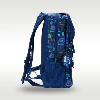 Австралия, высококачественный оригинальный детский школьный рюкзак Smiggle для мальчиков, рюкзак для учеников, водонепроницаемый, износостойкий, дышащий, 18 дюймов 2