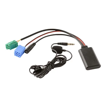 Автомобильный Bluetooth-совместимый модуль громкой связи, автомобильный Bluetooth-совместимый кабель-адаптер с микрофоном, аудиокабель-адаптер для Renault Laguna 1