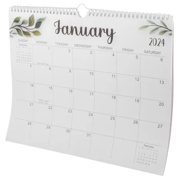 Английский Ежедневный подвесной настенный календарь Офисный Ежемесячный календарь Домашний настенный календарь 2