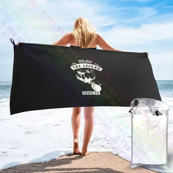 Быстросохнущее полотенце Vespa Px для спортзала, не выцветающее Пляжное одеяло 1