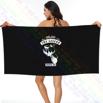 Быстросохнущее полотенце Vespa Px для спортзала, не выцветающее Пляжное одеяло 2