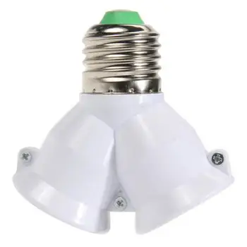 Винт E27 Светодиодная базовая розетка для лампочки Базовый Разветвитель Адаптер Вилка Винтовая розетка для лампы Держатель лампы Высококачественная винтовая лампа для лампы 1