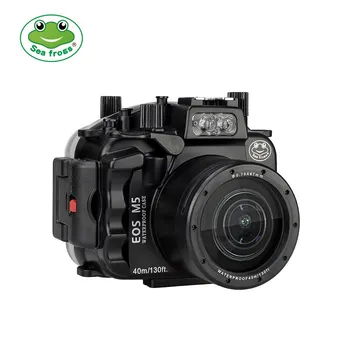 Водонепроницаемый Корпус Чехол для камеры Canon EOS M5 18-55 мм Фотография Под Водой 40 м Свободное Погружение Необходимое Наружное Оборудование