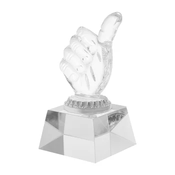 Декор Для Трофейной Медали Из Прозрачного Хрусталя, Аксессуар Для Приза, Награда Для Нежного Студента в форме Руки 1