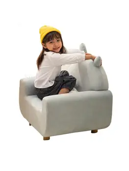Детское сиденье для дивана мультяшная девочка принцесса, милое маленькое сетчатое детское кресло-диван с красными татами 1