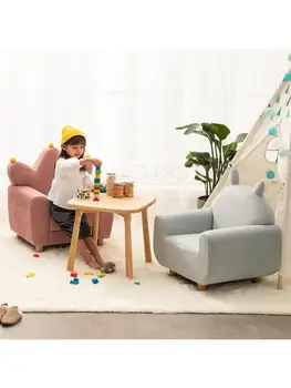 Детское сиденье для дивана мультяшная девочка принцесса, милое маленькое сетчатое детское кресло-диван с красными татами 2