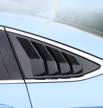Для Chery Arrizo 8 2022-2023 годов выпуска, наклейка на шторку бокового окна автомобиля, аксессуары для отделки из углеродисто-черного цвета 2