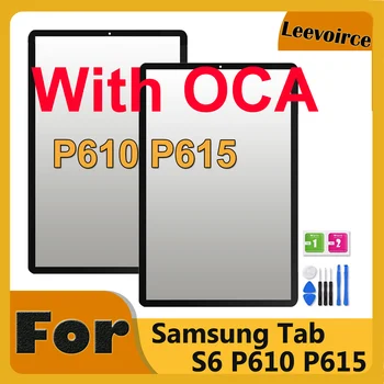 Для Samsung Galaxy Tab S6 Lite 10.4 P610 P615 P617 P619 SM-P610 SM-P615 Передняя Крышка Планшета Стекло Сенсорного Экрана С ОСА