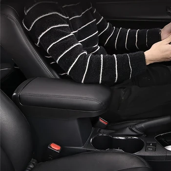 Для Toyota Corolla LEVIN 2014-2023 Коробка Подлокотника Центральной Консоли Удлиненная Накладка Коробка Защитная Крышка Модификация Аксессуаров 1